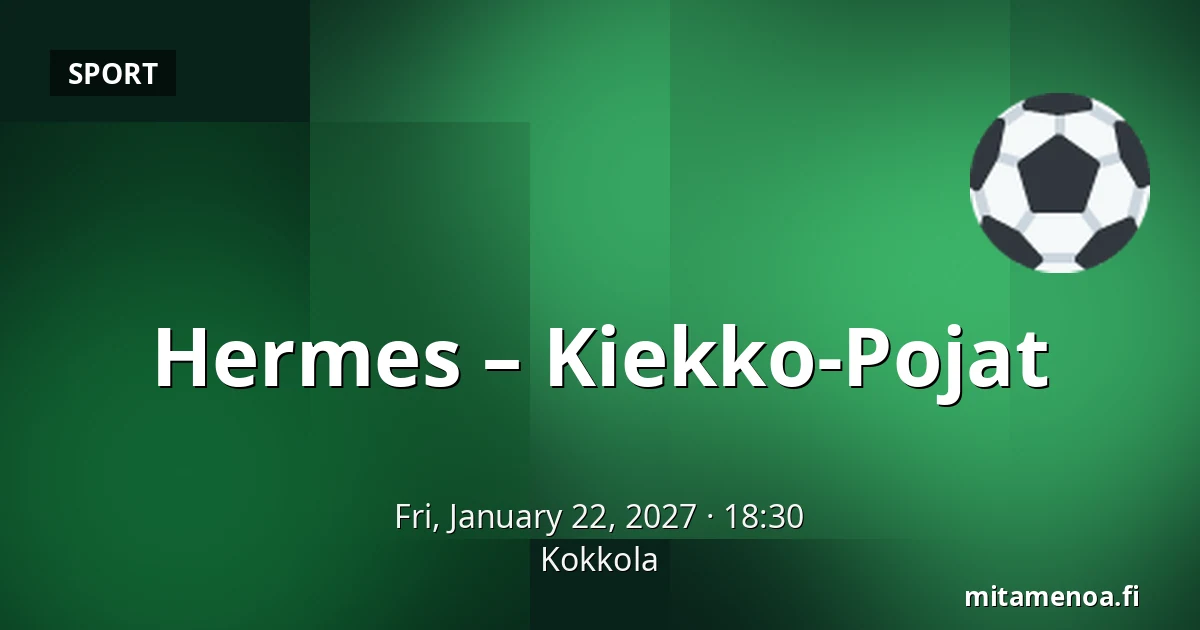 Hermes – Kiekko-Pojat — Kokkola
