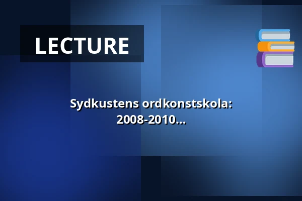 Sydkustens ordkonstskola: Premiumpoeterna - ages 16-18, born 2008-2010 — Annantalo, Helsinki