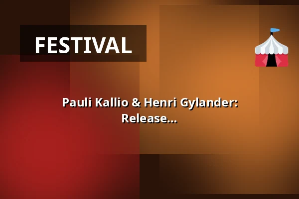 Pauli Kallio & Henri Gylander: Maalaispunkin matka metropoliin - Release Party — Kulttuuritalo Telakka, Tampere