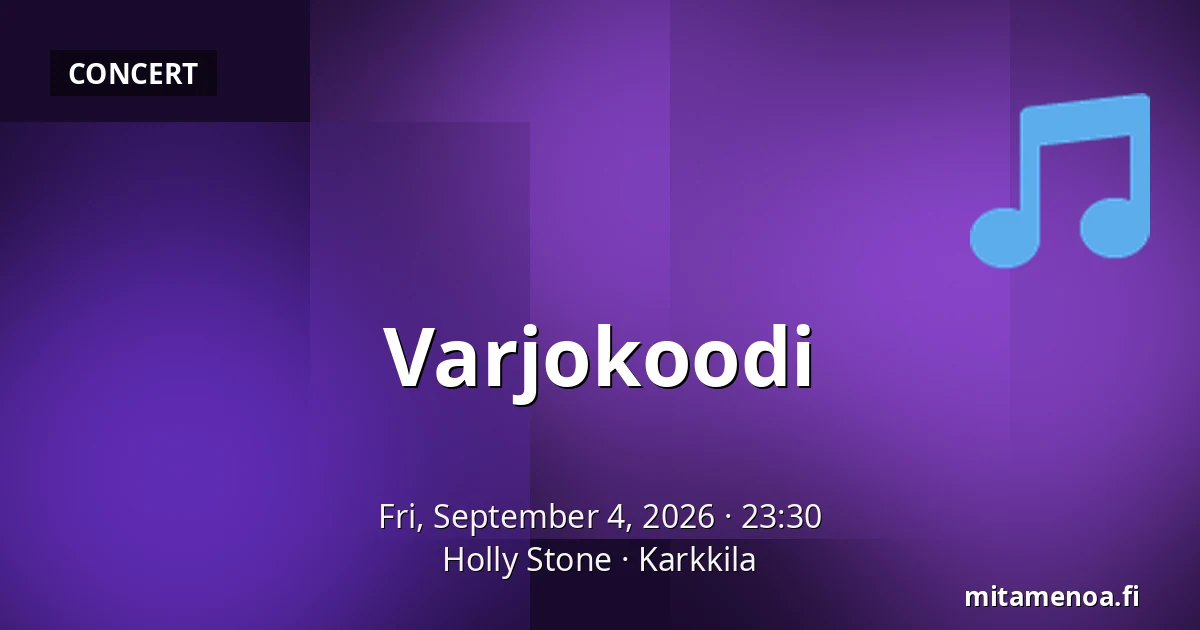 Varjokoodi — Holly Stone, Karkkila