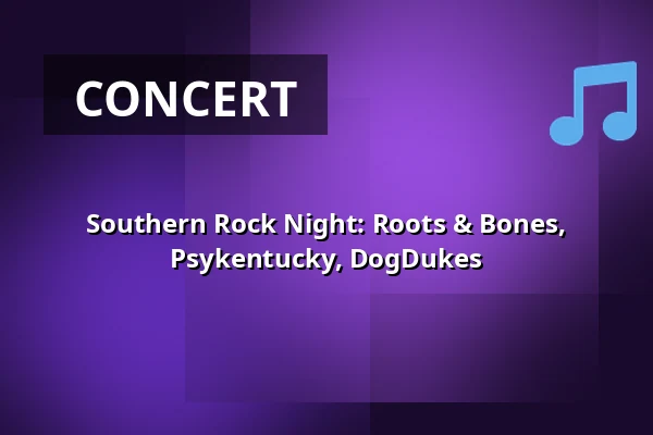Southern Rock Night: Roots & Bones, Psykentucky, DogDukes — Lepakkomies, Helsinki
