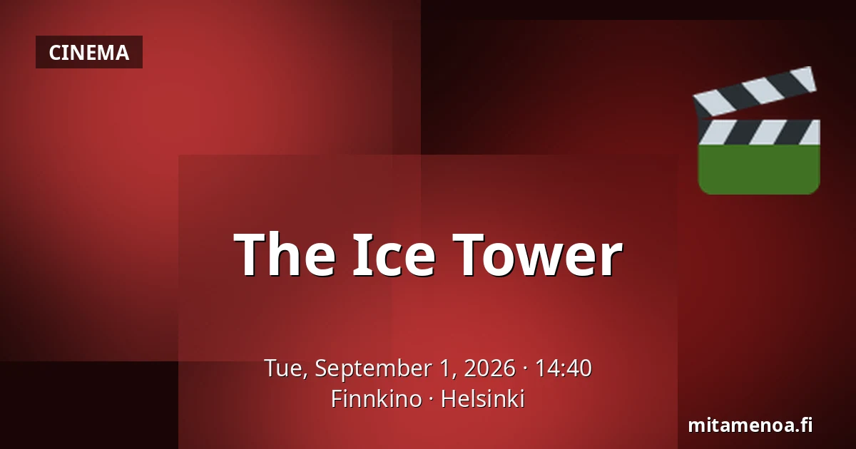 The Ice Tower — Finnkino, Helsinki