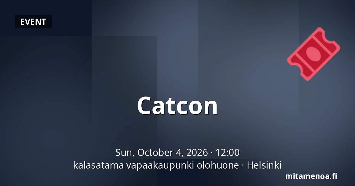 Catcon — kalasatama vapaakaupunki olohuone, Helsinki