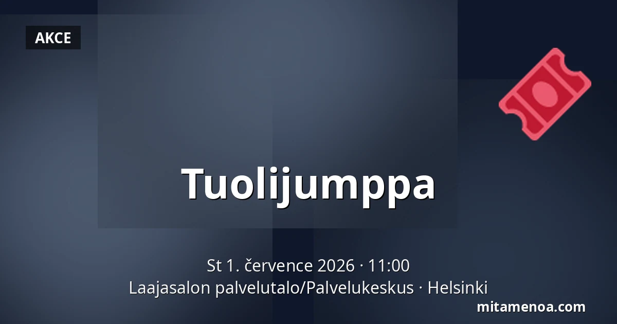 Tuolijumppa — Laajasalon palvelutalo/Palvelukeskus, Helsinki