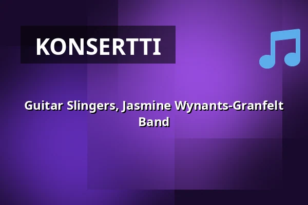 Guitar Slingers, Jasmine Wynants-Granfelt Band — On The Rocks, Helsinki