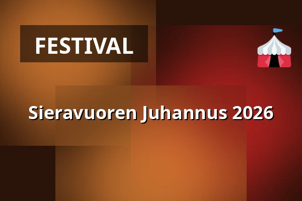 Sieravuoren Juhannus 2026 — Lomakeskus Sieravuori, Eura
