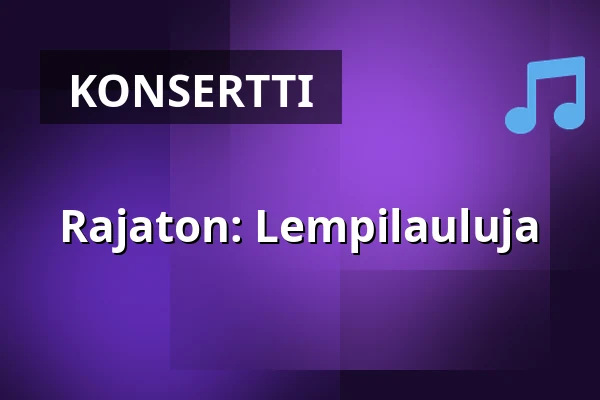 Rajaton: Lempilauluja — Mäntän kirkko, Mänttä