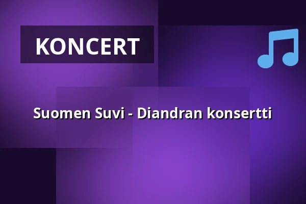 Suomen Suvi - Diandran konsertti — Enonkosken kirkko, Enonkoski