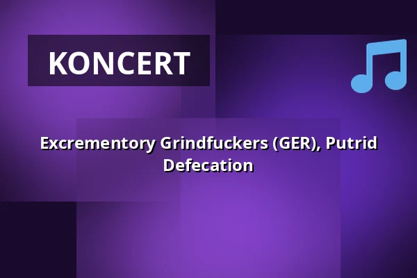 Excrementory Grindfuckers (GER), Putrid Defecation — On The Rocks, Helsinki