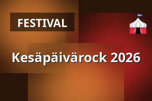 Kesäpäivärock 2026 — Valtimotalo, Valtimo
