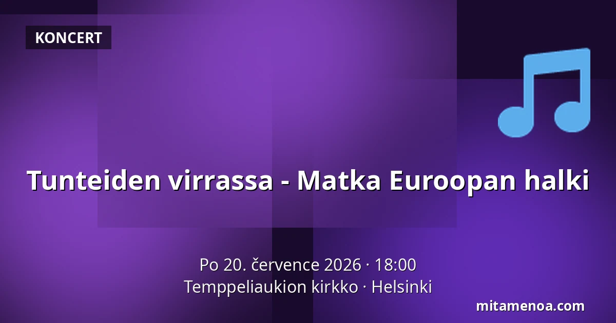 Tunteiden virrassa - Matka Euroopan halki — Temppeliaukion kirkko, Helsinki