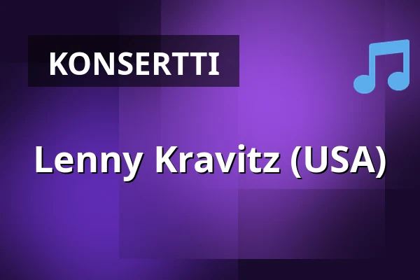 Lenny Kravitz (USA) — Unibet Arena, Tallinna