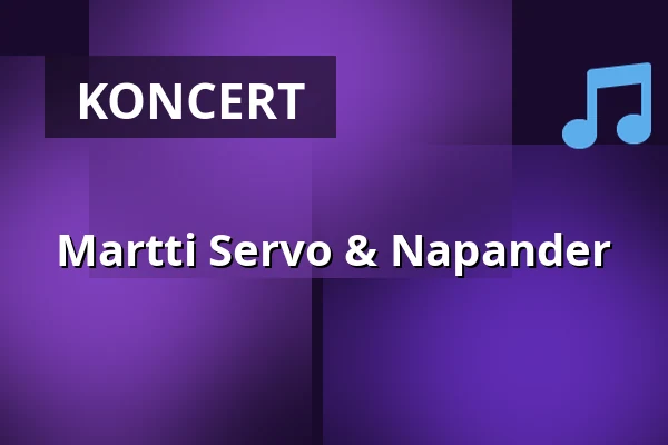 Martti Servo & Napander — Tavastia-klubi, Helsinki