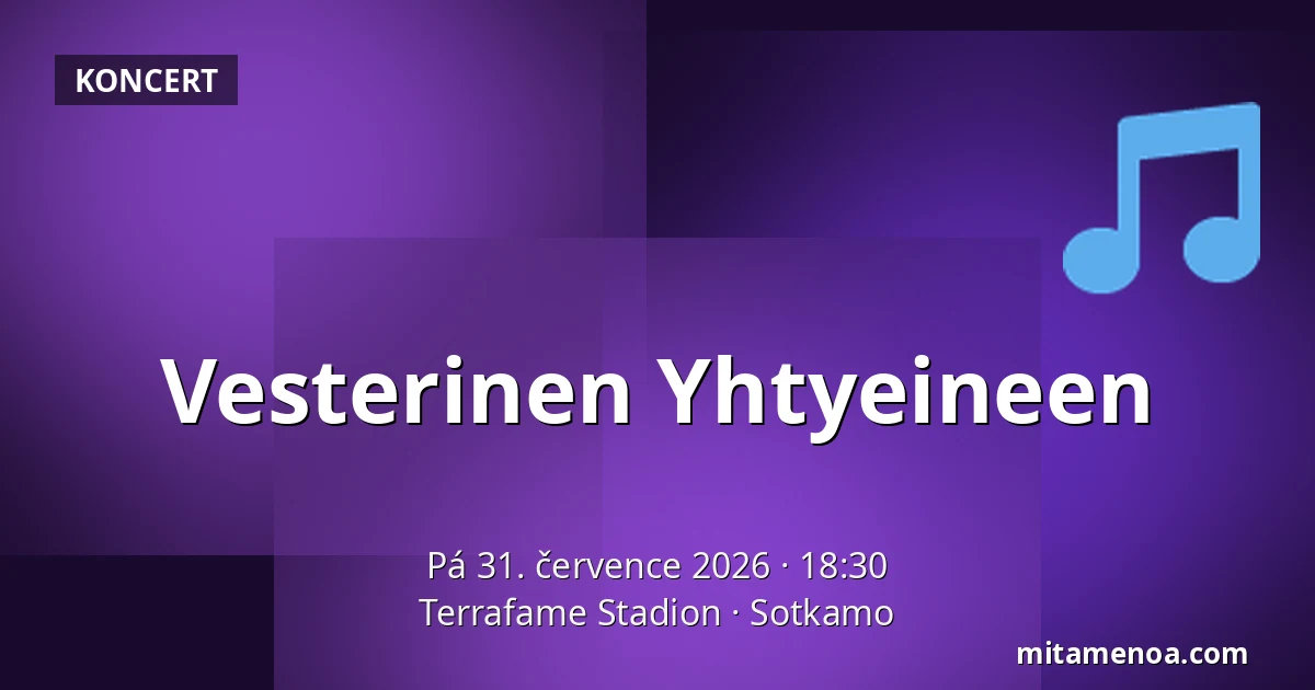 Vesterinen Yhtyeineen — Terrafame Stadion, Sotkamo