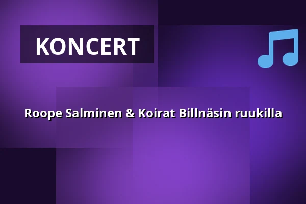 Roope Salminen & Koirat Billnäsin ruukilla — Billnäsin Ruukki, Billnäs