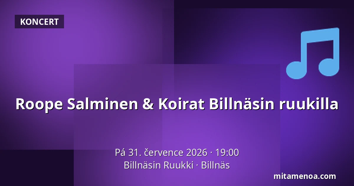 Roope Salminen & Koirat Billnäsin ruukilla — Billnäsin Ruukki, Billnäs