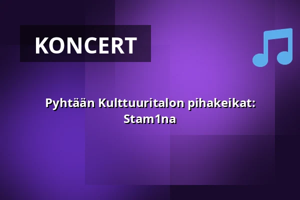 Pyhtään Kulttuuritalon pihakeikat: Stam1na — Pyhtään Kulttuuritalo, Pyhtää