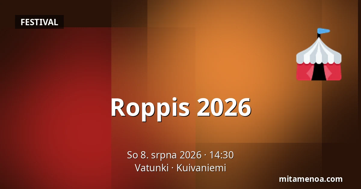 Roppis 2026 — Vatunki, Kuivaniemi