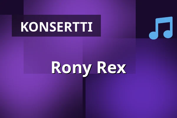 Rony Rex — Iisi Vallisaari, Helsinki