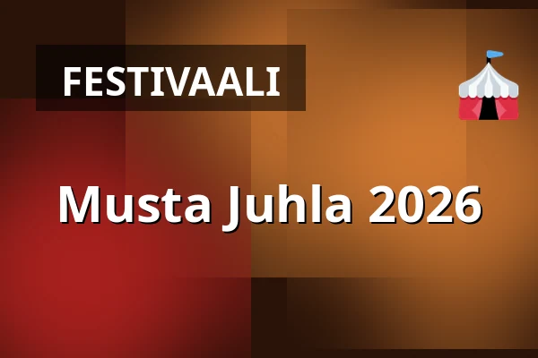 Musta Juhla 2026 — Vastavirta-klubi, Tampere