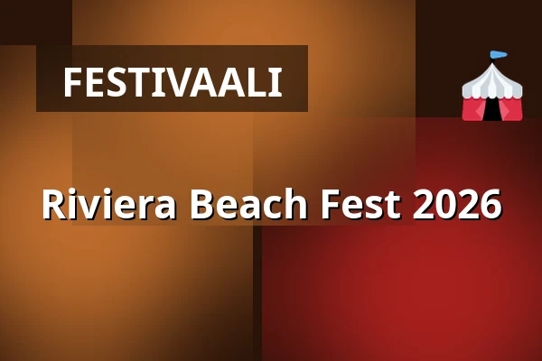 Riviera Beach Fest 2026 — Maskun Riviera, Raisio