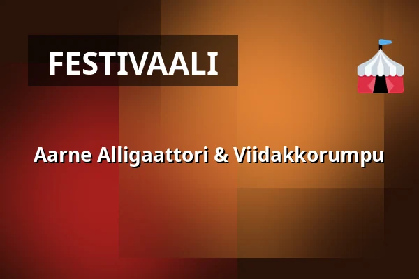 Aarne Alligaattori & Viidakkorumpu — Rantapuisto, Lohja