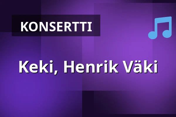 Keki, Henrik Väki — On The Rocks, Helsinki