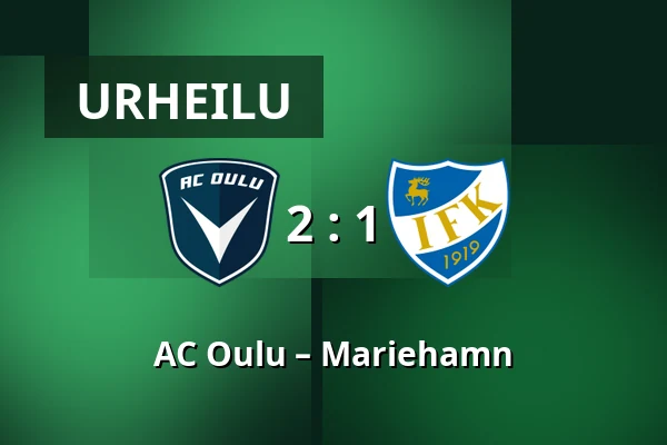 AC Oulu – Mariehamn — Raatin stadion, Oulu