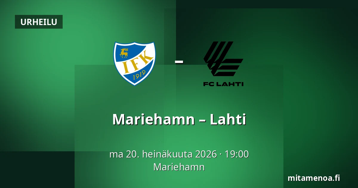 Mariehamn – Lahti — Maarianhamina