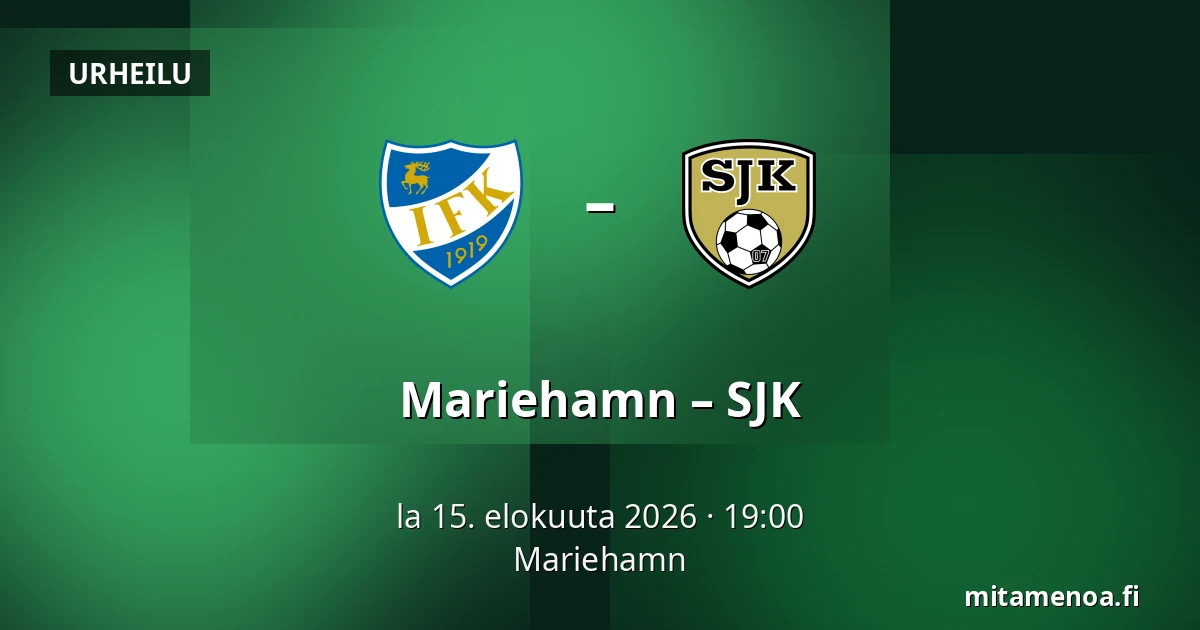 Mariehamn – SJK — Maarianhamina
