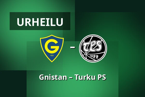 Gnistan – Turku PS — Mustapekka Areena, Helsinki