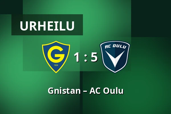Gnistan – AC Oulu — Mustapekka Areena, Helsinki
