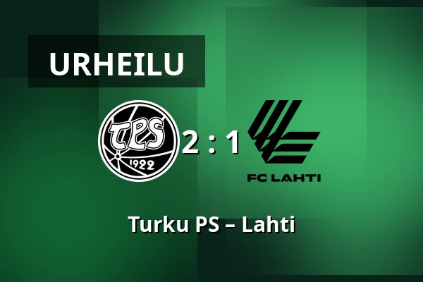 Turku PS – Lahti — Veritas Stadion, Turku