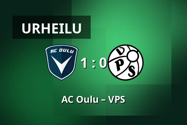 AC Oulu – VPS — Raatin stadion, Oulu