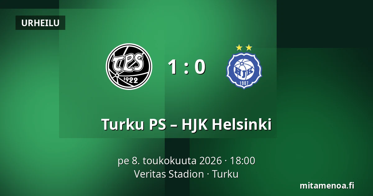 Turku PS – HJK Helsinki — Veritas Stadion, Turku