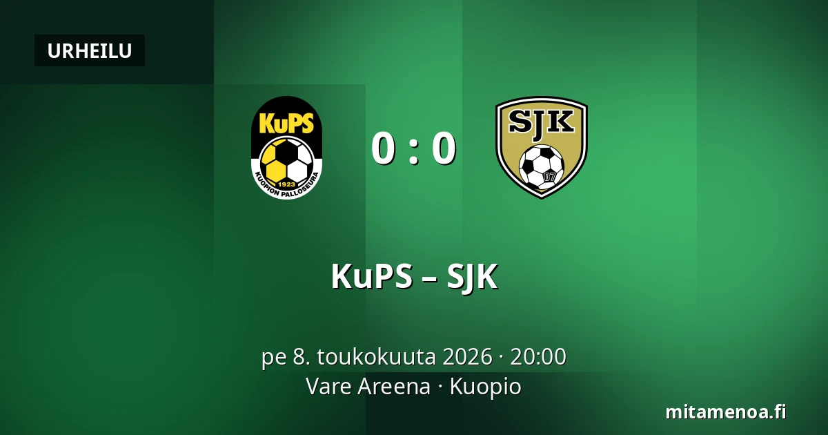 KuPS – SJK — Vare Areena, Kuopio