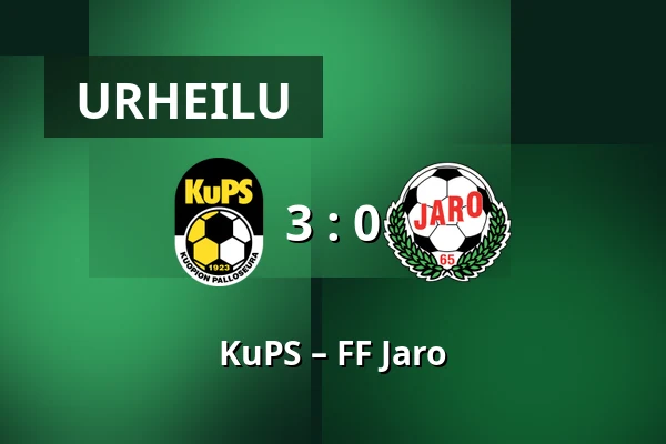 KuPS – FF Jaro — Vare Areena, Kuopio
