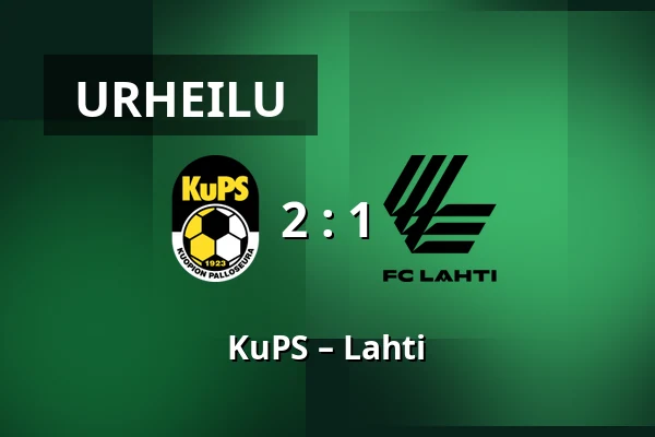 KuPS – Lahti — Vare Areena, Kuopio