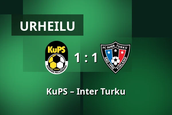 KuPS – Inter Turku — Vare Areena, Kuopio