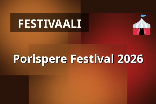 Porispere Festival 2026 — Kirjurinluoto, Pori