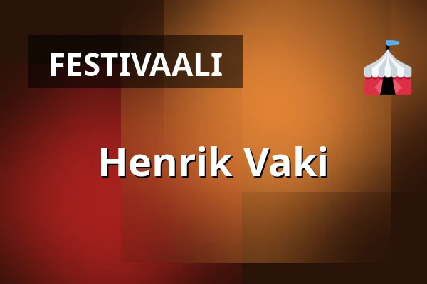 Henrik Vaki — Härkäfest Joroinen, Joroinen