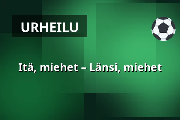 Itä, miehet – Länsi, miehet — Saarikenttä, Vimpeli, Itä