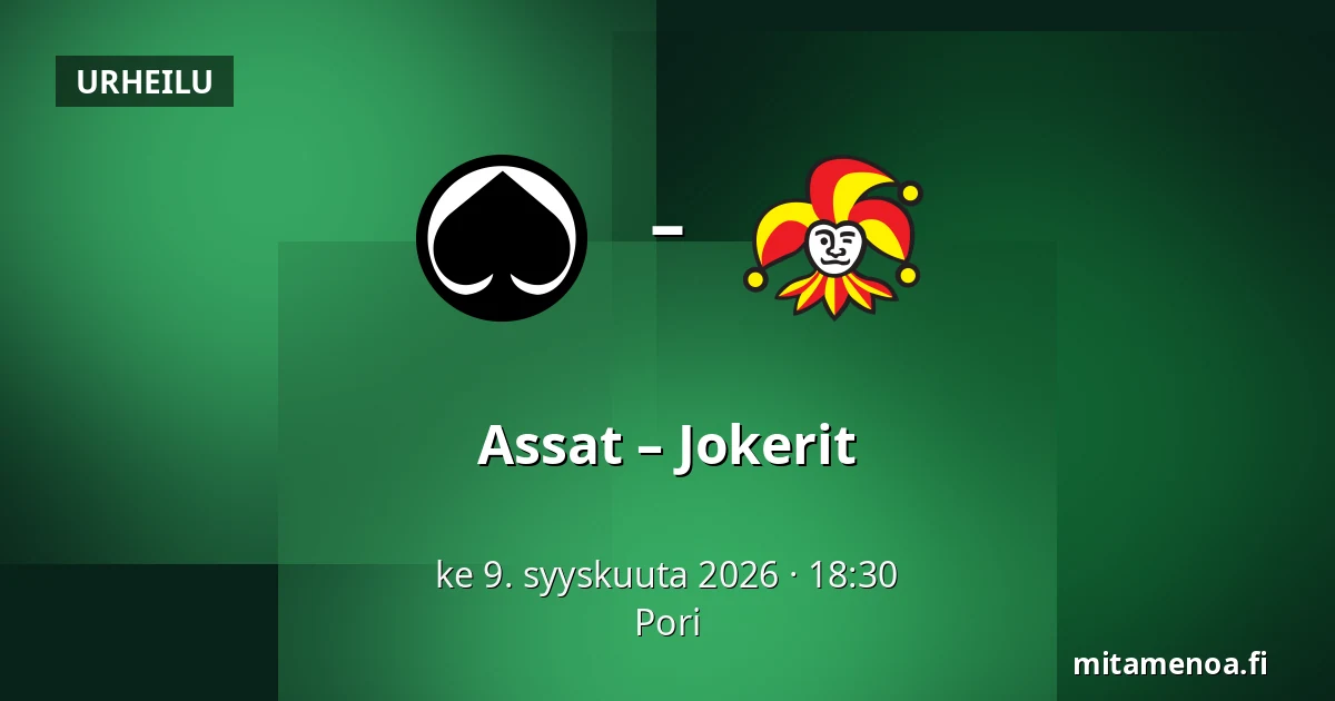 Assat – Jokerit — Pori