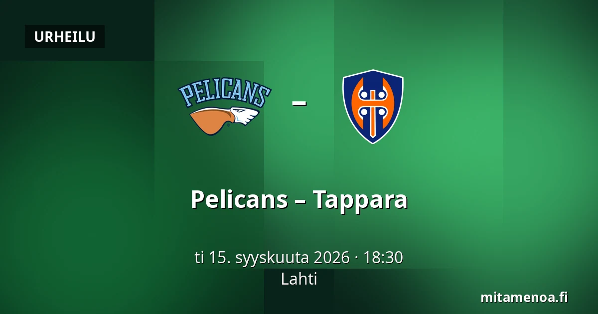 Pelicans – Tappara — Lahti