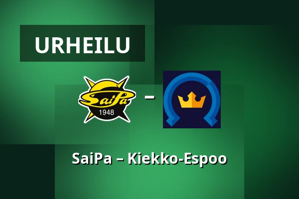 SaiPa – Kiekko-Espoo — Lappeenranta