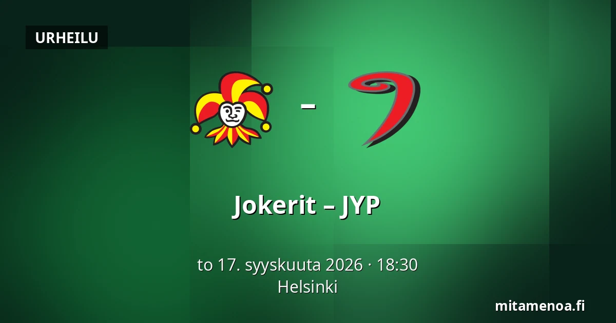 Jokerit – JYP — Helsinki