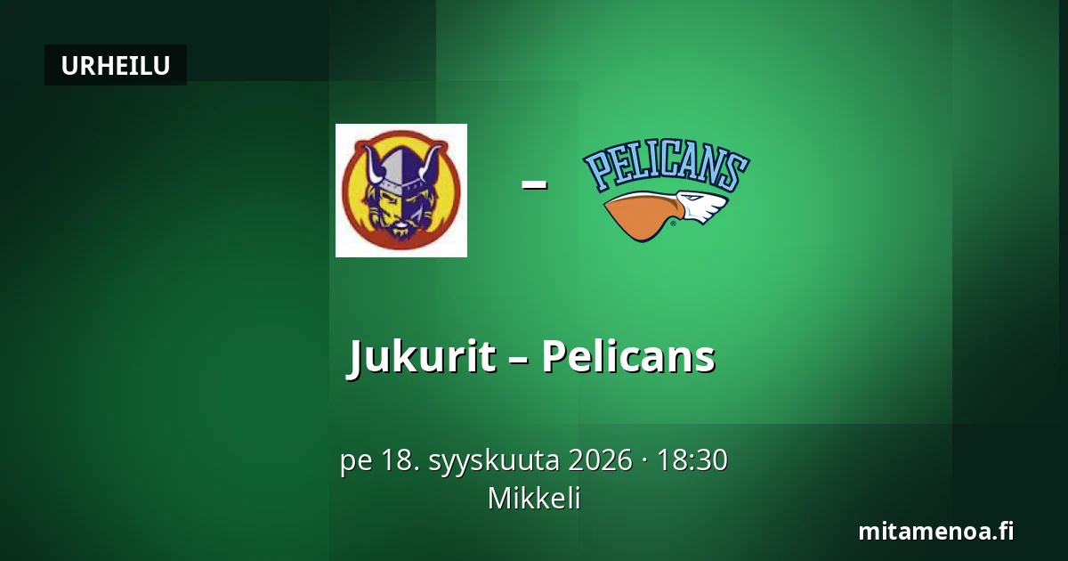Jukurit – Pelicans — Mikkeli