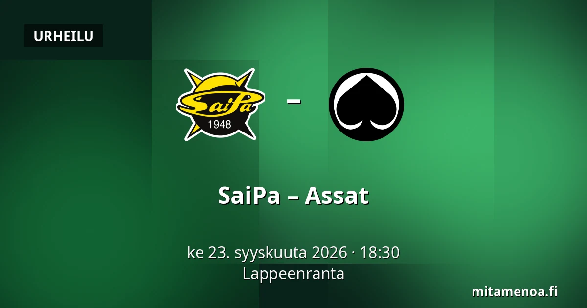 SaiPa – Assat — Lappeenranta