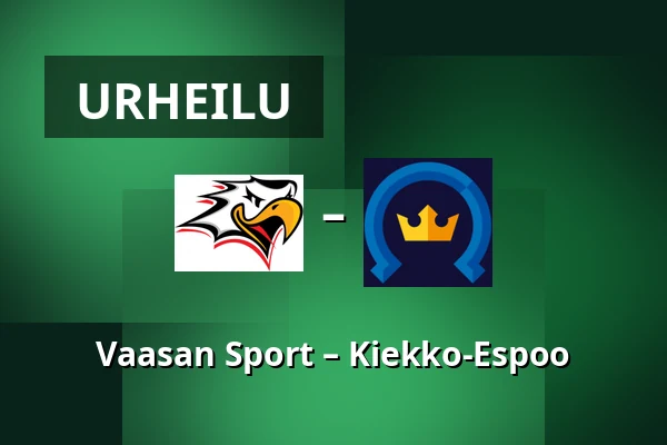 Vaasan Sport – Kiekko-Espoo — Vaasa
