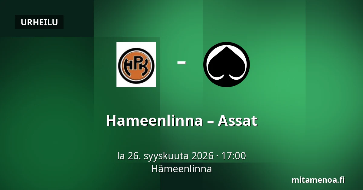 Hameenlinna – Assat — Hämeenlinna